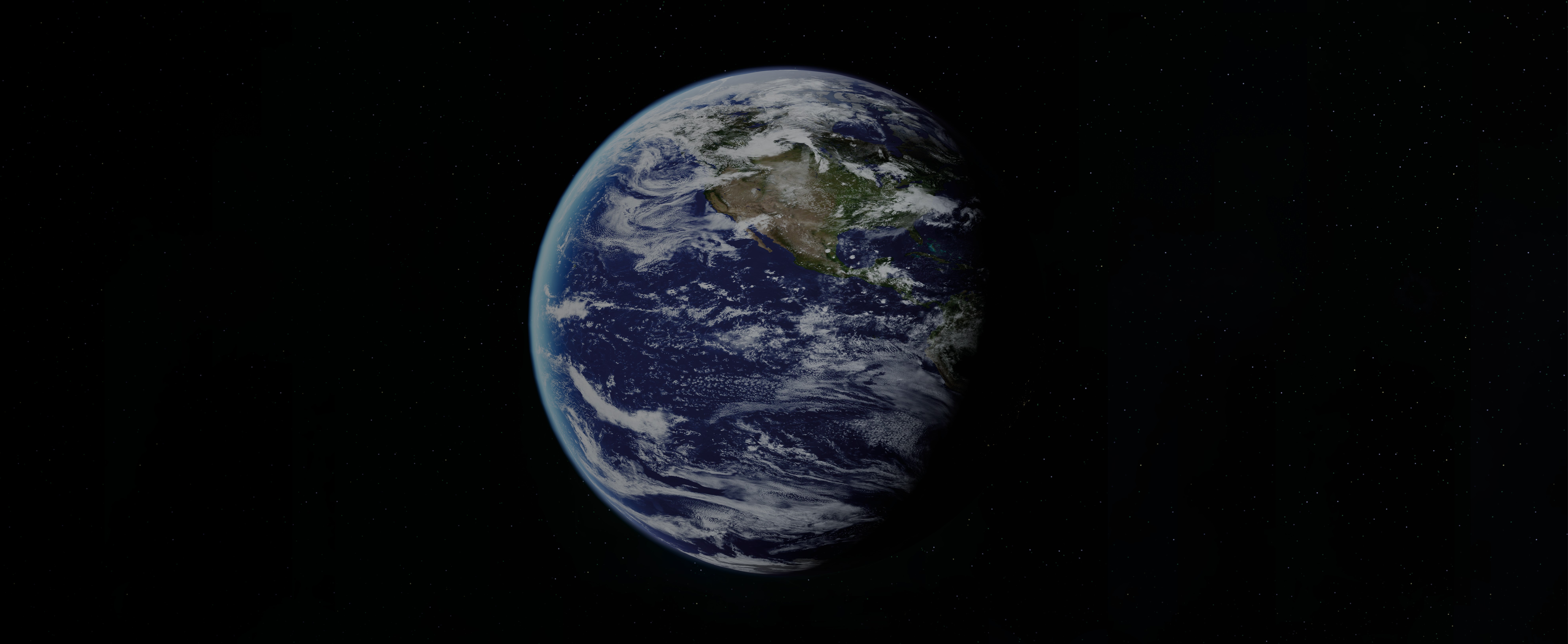 Ariel view of earth